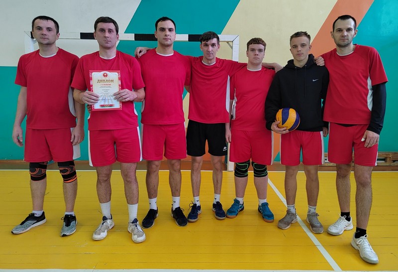 Команда СПК «Маяк-Заполье» — обладатели Кубка Кореличского района по волейболу