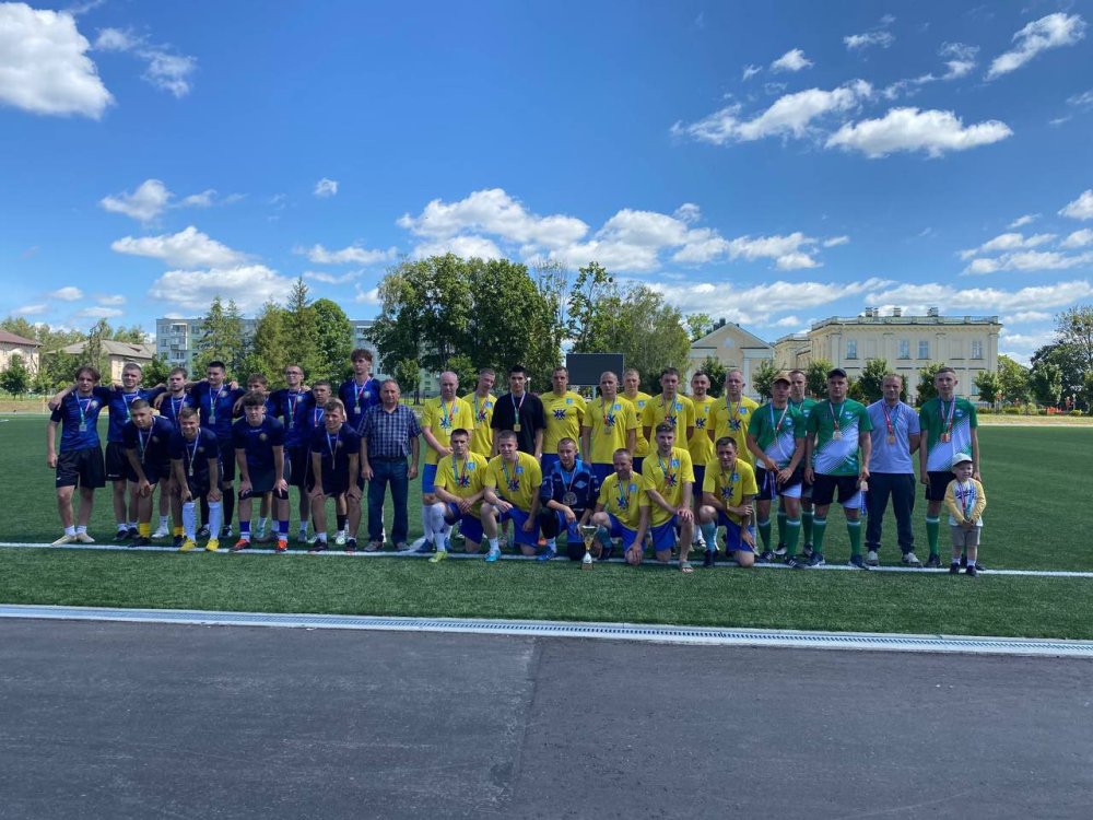 Команда Кореличского района — бронзовый призер областных соревнований по футболу в программе спартакиады среди сельских жителей «Золотой колос»